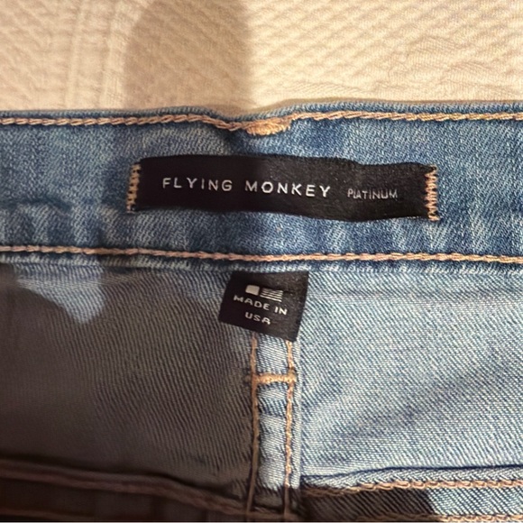 Flying Monkey Light Blue Straight Leg Jeans - Picture 2 of 7